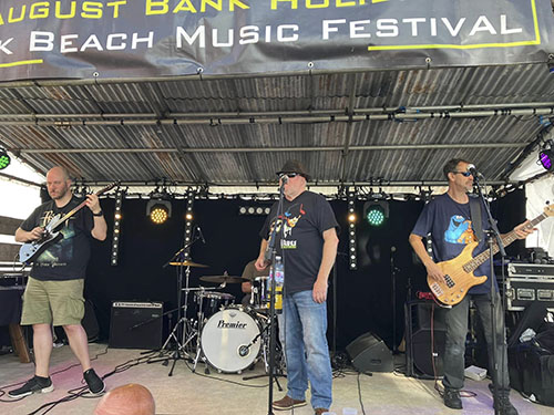 The Band at The Backbeach Festival